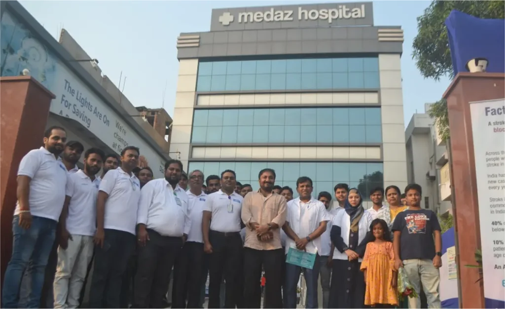 medaz hospital Team with Mr. Anand Kumar